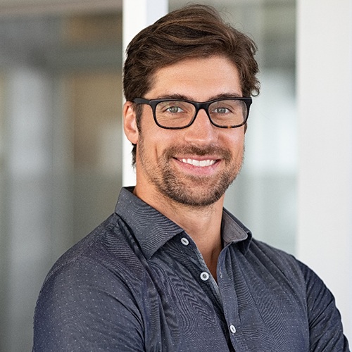 Man with dental implants in Jacksonville, FL smiling