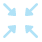 Icon of circle with arrows pointing to dot in middle