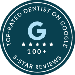 Top Rated Dentist on Google badge