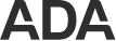 A D A logo