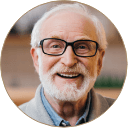 man smiling