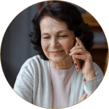 woman on the phone